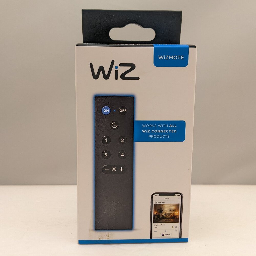 WiZMOTE | Works with All WiZ Connected Products | 50' Range | 9290025512 | NEW